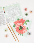 Poppies Mini Paint-by-Number Kit