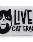 9 Lives Cat Eraser