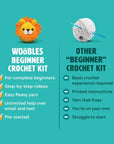Fred the Dinosaur Beginner Crochet Kit