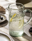 Thistle Etched Pitcher