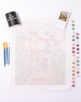 Streets of Pulgia Deluxe Paint by Numbers Kit