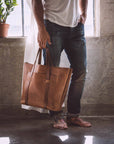 Cargo Leather Tote