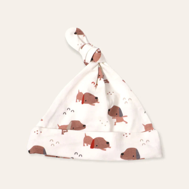 Yoga Dog Knot Baby Hat