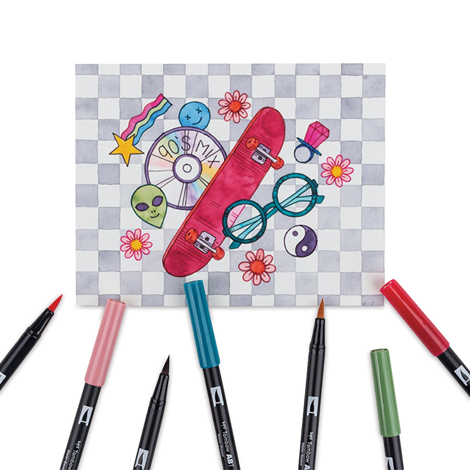 Tombow 90's Dual Brush Pen Set