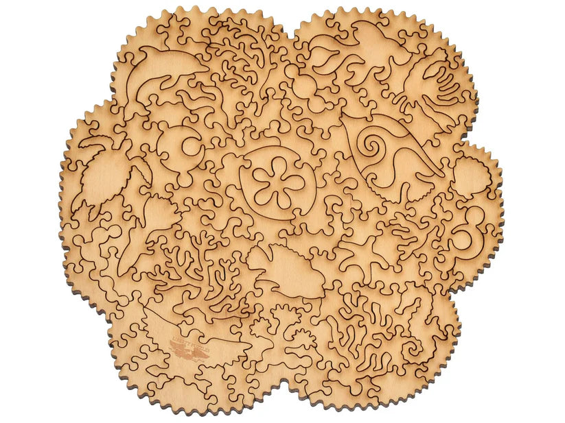 Barrier Reef Anemone Wooden Puzzle
