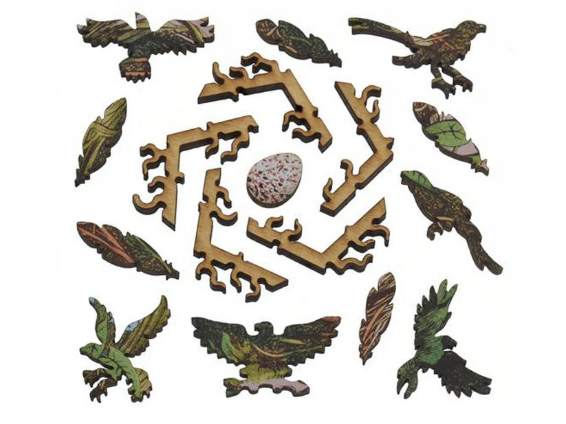 Bird's Nest Wooden Puzzle