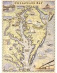 Chesapeake Bay Map Wooden Puzzle