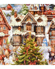 Christmas Village Wooden Puzzle