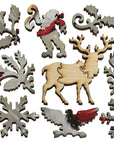 Deerful Santa Wooden Puzzle