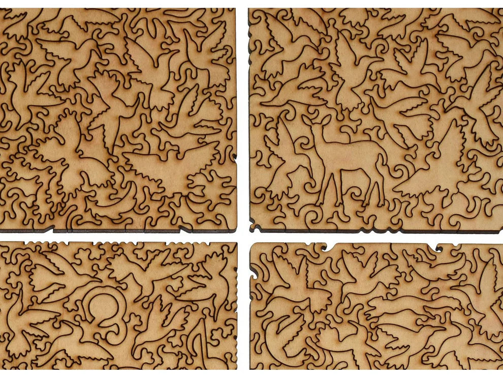 Hummingbird Collection Wooden Puzzle