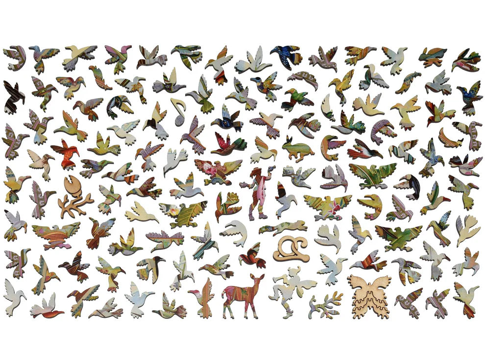 Hummingbird Collection Wooden Puzzle