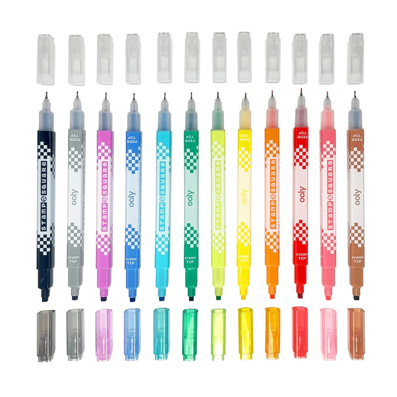 Stamp-A-Square Double Ended Markers
