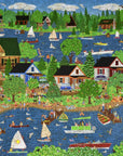 Summer at the Lake Wooden Puzzle