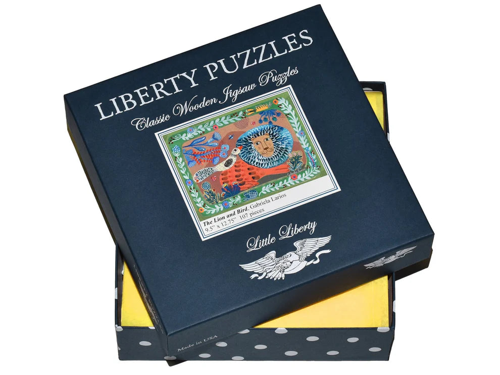 The Lion and Bird Wooden Puzzle