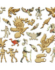 Perch of Birds Wooden Puzzle