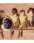 Perch of Birds Wooden Puzzle