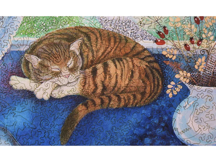 Cosy Cat Wooden Puzzle