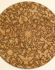 Dahlias Wooden Puzzle