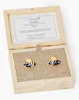 Delores Feathered Fan Earrings