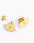 Delores Feathered Fan Earrings
