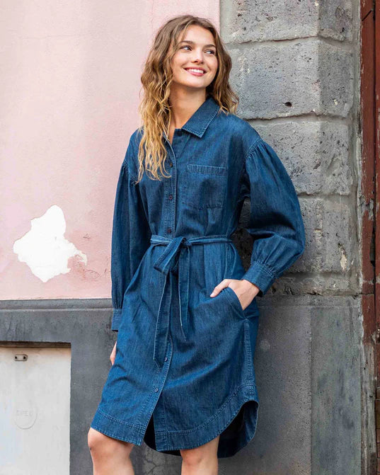 Frankie Chambray Shirt Dress Frankie Chambray Shirt Dress