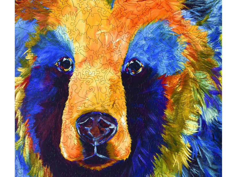 The Heart of a Bear Wooden Puzzle