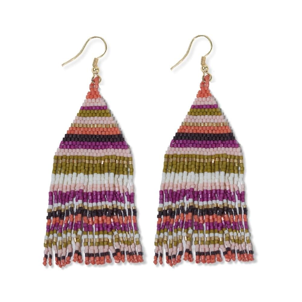 Ink & Alloy Ombre Fringe Pink Earrings Ink & Alloy Ombre Fringe Pink Earrings