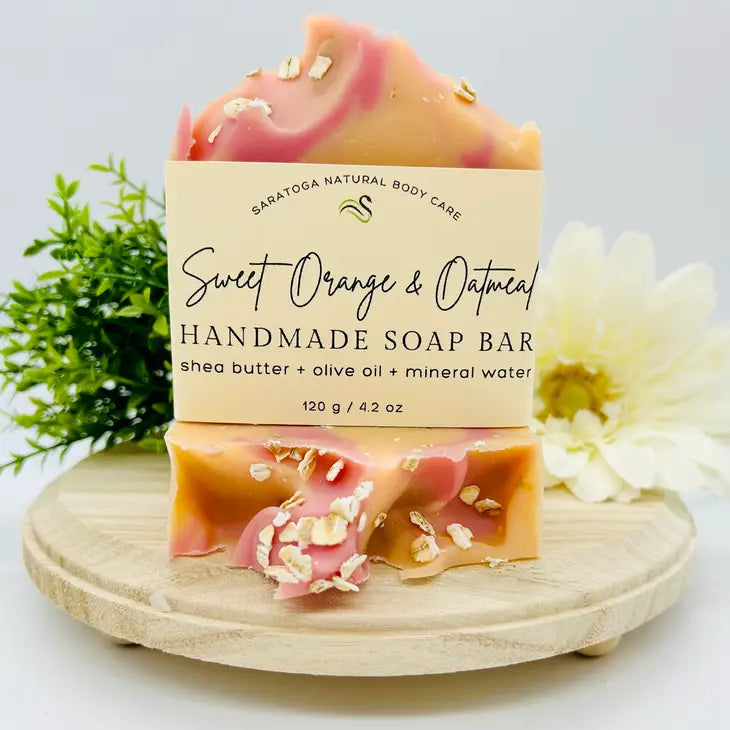 Handmade Orange Oatmeal Soap
