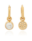 Pearl Charm Earrings