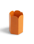 Orange Scallop Edge Pen Pot