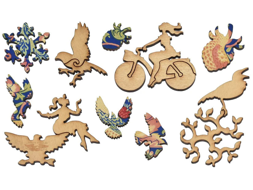 Strawberry Thief Wooden Puzzle