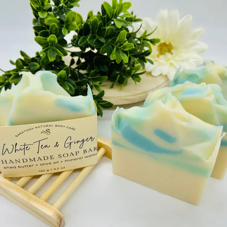 White Tea Ginger Handmade Bar Soap