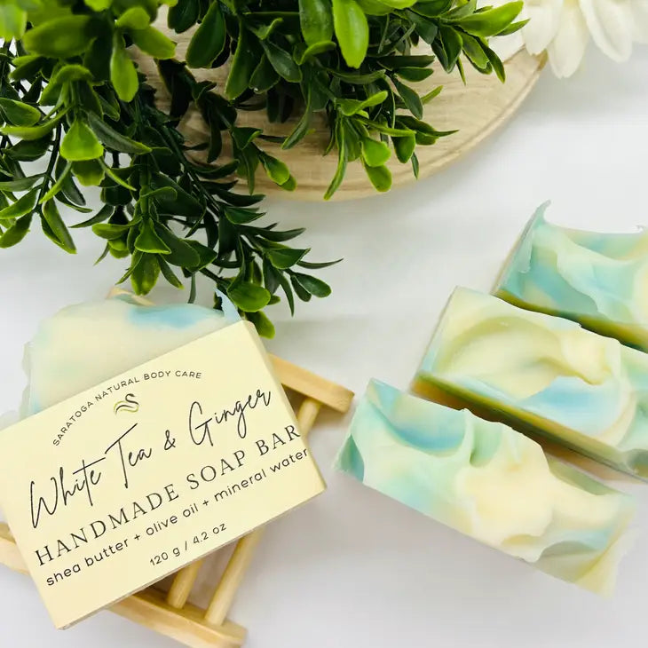 White Tea Ginger Handmade Bar Soap