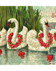 Valentine Swans Wooden Puzzle