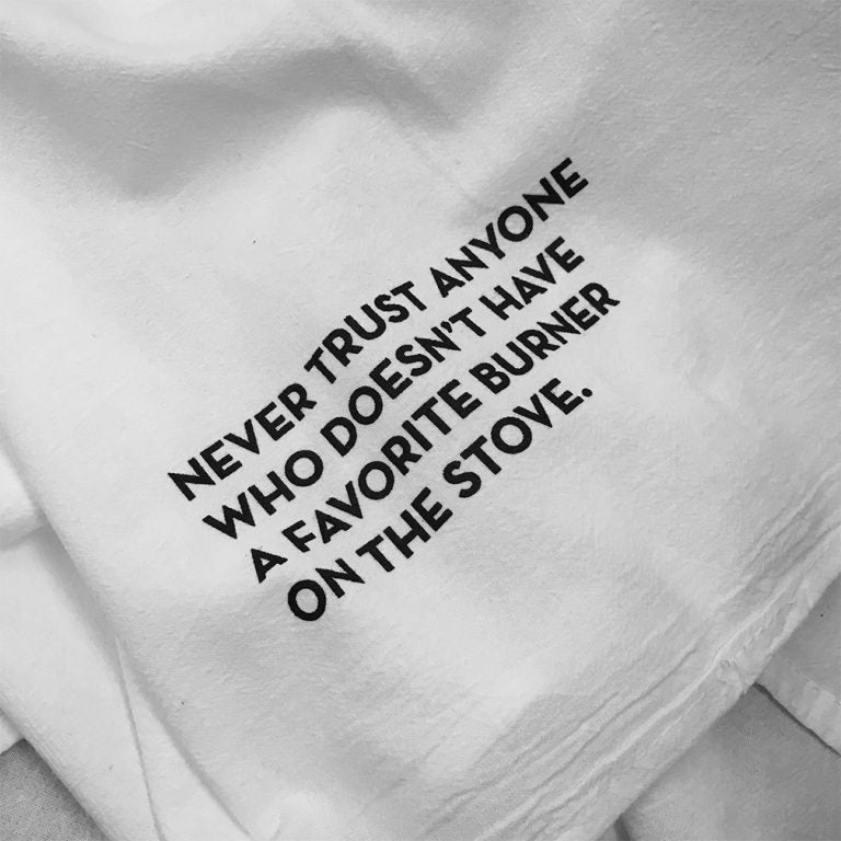 Textual Tea Towel