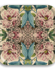 Peonies Square Birchwood Tray