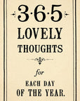 365 Lovely Thoughts Notepad