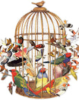 Bouquet of Birds Shaped Puzzle
