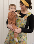 Lichen Bark Cotton Pinafore Apron