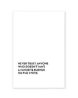 Textual Tea Towel