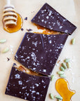 Cardamom Honey Caramel Chocolate Bar