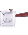 Kyusu Glass and Wood Tea Pot