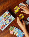Trucks and a Bus Memory Game