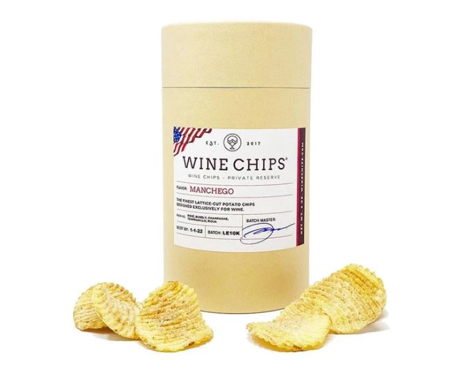 Manchego Wine Chips