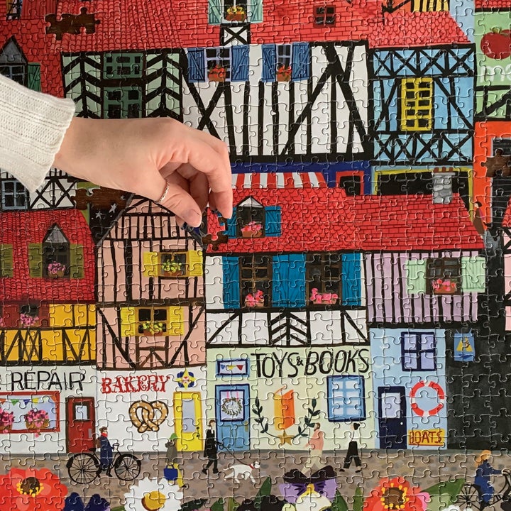 Whimsical Village Puzzle