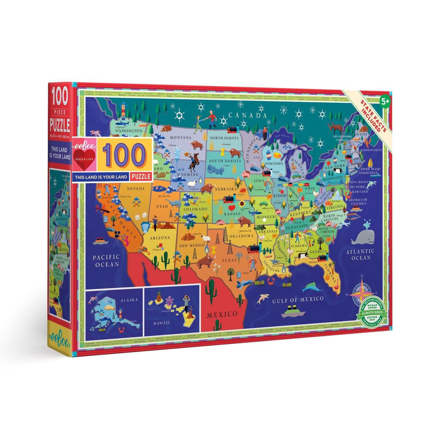 This Land Is Your Land 100 Piece Puzzle
