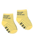 Library Card Baby Socks