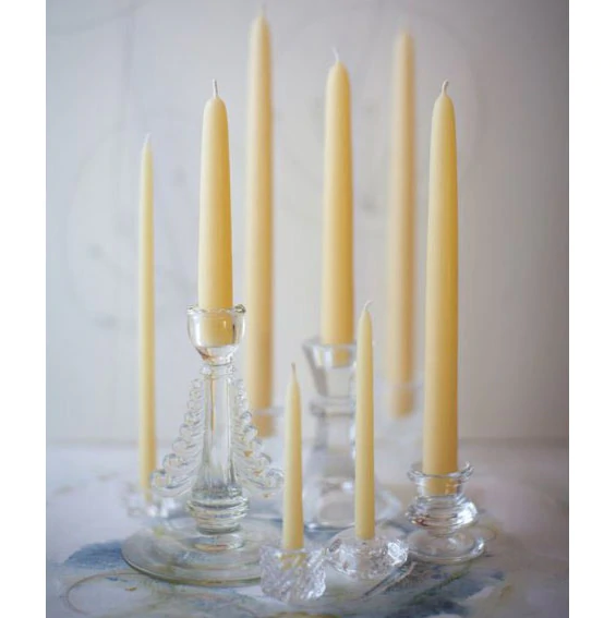 Beeswax Taper Candles