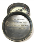 Walt Whitman Decorative Compass