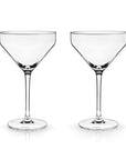 Angled Martini Glasses